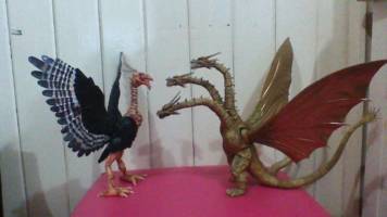 The Giant Claw (Godzilla) Custom Action Figure [Cupid is not always good with match making]
