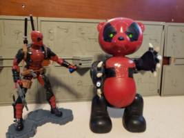 Robo Pandapool (Deadpool) Custom Action Figure