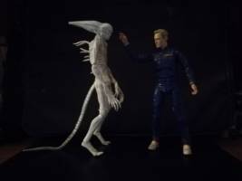 David 8 (Aliens) Custom Action Figure [As seen in Covenant with the Neomorph]