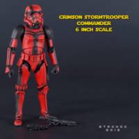 Crimson Stormtrooper Commander (Star Wars) Custom Action Figure