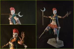Duela Dent, the Joker's Daughter (Batman) Custom Action Figure