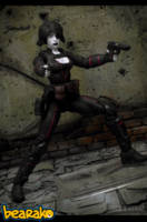 Domino (client concept) (Marvel Universe) Custom Action Figure