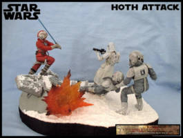 Hoth Attack (Star Wars) Custom Diorama / Playset