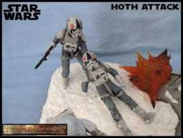 Hoth Attack (Star Wars) Custom Diorama / Playset