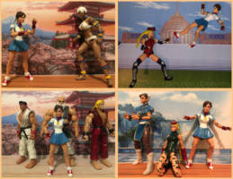 Sakura (Street Fighter) Custom Action Figure
