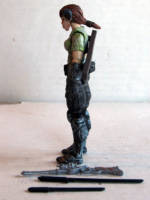 Dineera – Tiefling Bounty Hunter – A Star Wars/Dungeons & Dragons Mashup (Dungeons and Dragons) Custom Action Figure [Left View]