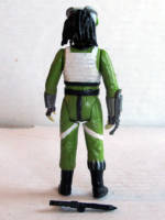 Bone Hammer – Yautja Rebel Pilot – A Star Wars/Predator Mashup (Star Wars) Custom Action Figure [Rear View]