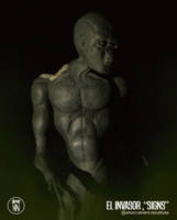 Alien Invasor (Signs) Custom Statue / Bust [Alien Invasor]
