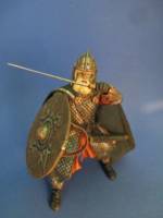 Rohirrim soldier on horse, custom and repaint of the toybiz Gamling figure (Lord of the Rings) Custom Action Figure