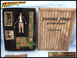 indiana jones display and box (Indiana Jones) Custom Diorama / Playset