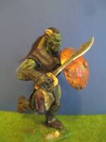 Orc swordsman, custom of the Uruk-Hai raider by Toybiz. (Lord of the Rings) Custom Action Figure
