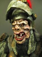 Dror, captain of Barad-Dur, custom of the McFarlane Thunderhoof and Skulsplitter figures. (Lord of the Rings) Custom Action Figure