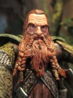 Gimli, fellowship of the Ring, axe-throwing figure by Toybiz (Lord of the Rings) Custom Action Figure