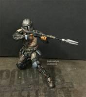The Mandalorian (Star Wars) Custom Action Figure [Completed Figure]