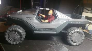 One 12th Scale. Mcfarlane Reach Warthog remodelled for 6 inch figures (Misc) Custom Vehicle