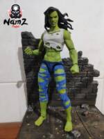 She Hulk Repaint (Marvel Legends) Custom Action Figure [She Hulk Repaint]