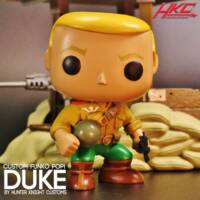 Funko Pop! Duke (Sunbow cartoon style) (G.I. Joe) Custom Miniature / Figurine