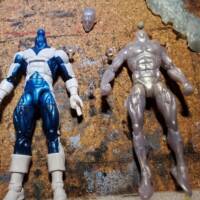 Iceman Upgrade (Marvel Legends) Custom Action Figure [Original parts before swapping/paint]