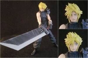 Cloud strife, Figma style (Final Fantasy VII) Custom Action Figure