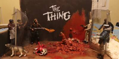 The thing film vintage (Marvel Legends) Custom Diorama / Playset