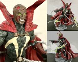 Spawn (Mortal Kombat) Custom Action Figure [Spawn figure custom Head]