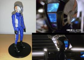 Helmet girl (Star Trek Discovery) - NECA (Star Trek) Custom Action Figure