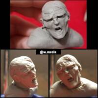 Frankenstein bust (Horror) Custom Statue / Bust [Unpainted]
