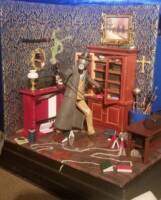 Crime Scene library (Original) Custom Diorama / Playset