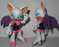Rouge the Bat (twice) (Sonic) Custom Action Figure