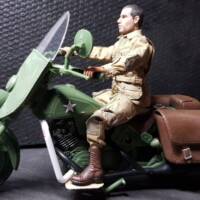 WW2 Motorbike (Captain America) Custom Vehicle