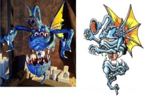 Lavicus, from the arcade game King of the Monsters 2 (SNK) Custom Action Figure (SNK) Custom Action Figure