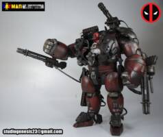 Deadpool anti avengers Mech armor (Deadpool) Custom Action Figure