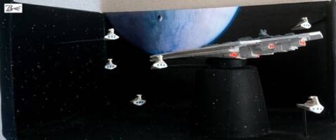 Imperial Fleet over the planet Hoth (Star Wars) Custom Diorama / Playset