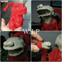 Cookiezilla deforeal custom figure (Godzilla) Custom Action Figure