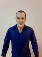 Silence Hannibal Lecter Cell Version (Movie Maniacs) Custom Action Figure [Silence Hannibal Lecter Cell Version]