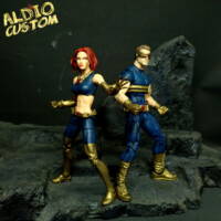 cyclops (ultimate X-Men) (X-Men) Custom Action Figure