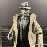 Dick Tracy (Black & White) (Pulp Characters) Custom Action Figure
