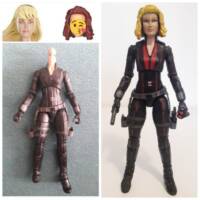 Yelena Belova (crimson widow) (Marvel Legends) Custom Action Figure