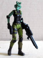Queellah – Rodian Rebel Commando (Star Wars) Custom Action Figure