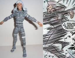 Riptide (Marvel Legends) Custom Action Figure [Comparison to comic art]