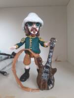 Les claypool-Thela Hun Ginjeet(Bighead/Baby style)Action figure (Musicians) Custom Action Figure