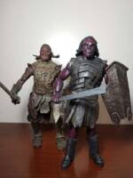 Uruk Hai Warrior (Lord of the Rings) Custom Action Figure [Comparation with Uruk Hai Toy Biz]