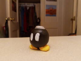 Bob-omb (Super Mario Bros) Custom Miniature / Figurine