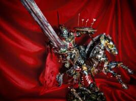 Medieval spawn +battle horse -Two hand sword version! (Spawn) Custom Action Figure