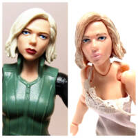 1/12 Ann Darrow (King Kong) Custom Action Figure [Head repaint comparison]