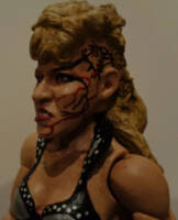 Luna Vachon (Wrestling) Custom Action Figure [Face paint]