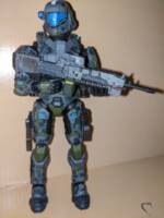 Halo Infinite Spartan (Halo) Custom Action Figure [Full front view]