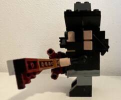 Lemmy kilmister  Brick headz (Rock Stars) Custom Miniature / Figurine
