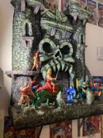 Castle Grayskull (Masters of the Universe) Custom Diorama / Playset [Side view]