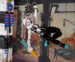 Spider Gwen (Spider-Man - Movie) Custom Action Figure